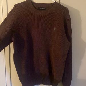 Allsaints waffle knit sweater